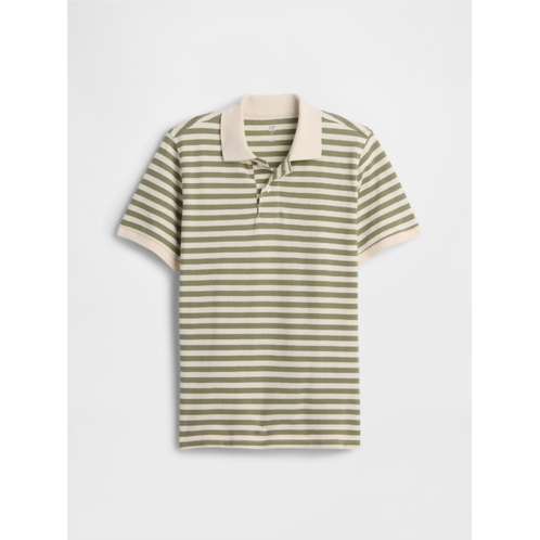 Gapfactory Stripe Pique Polo Shirt