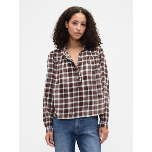 Gap Oversized Ruffle Top