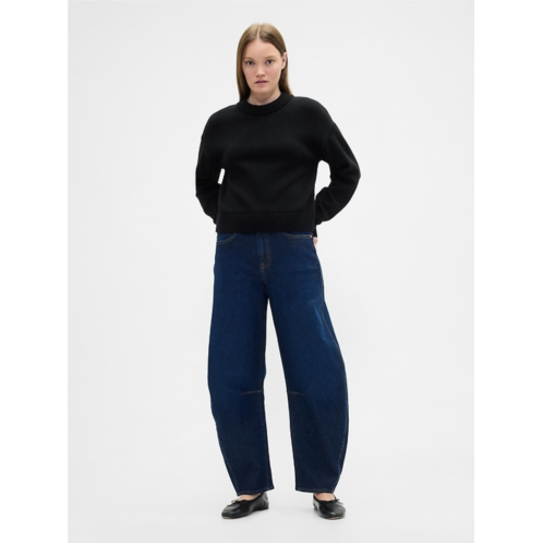Gap High Rise Barrel Jeans