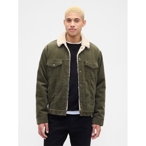 Gap Sherpa-Lined Icon Corduroy Jacket