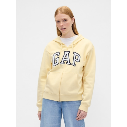 Relaxed Gap Logo Zip Hoodie