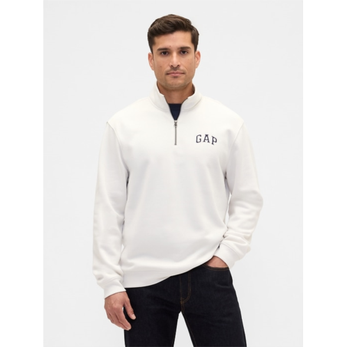 Relaxed Gap Logo Quarter-Zip Sweatshirt