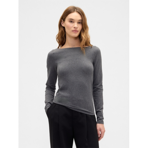 Gap Stretch Jersey Boatneck T-Shirt