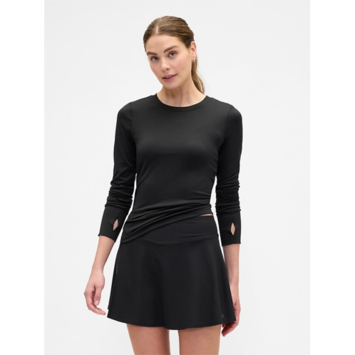 GapFit Brushed Jersey Ruched T-Shirt