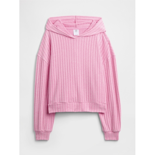 Gap Kids Relaxed Cozy-Rib Hoodie