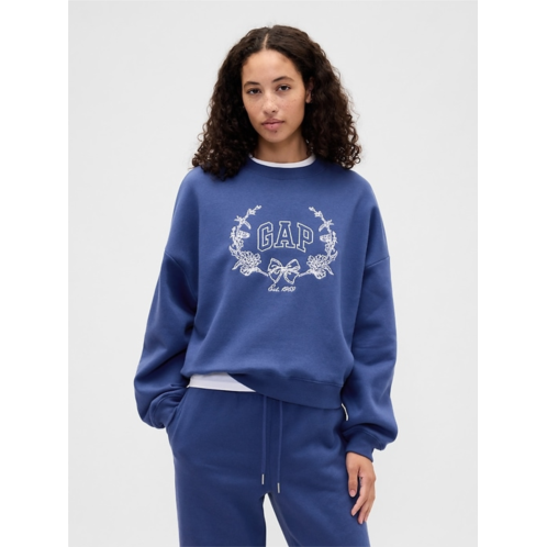 Oversized Wedge Gap Logo Sweatshirt