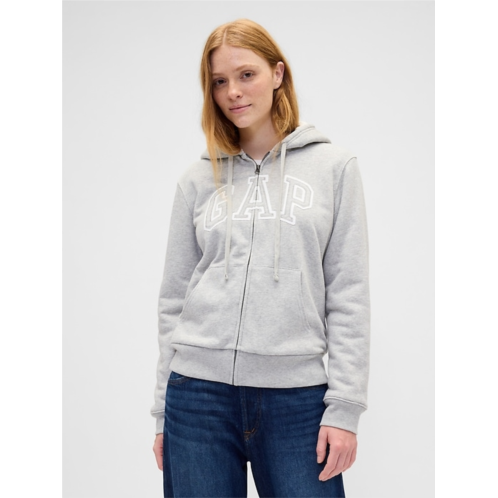 Relaxed Gap Logo Sherpa-Lined Zip Hoodie