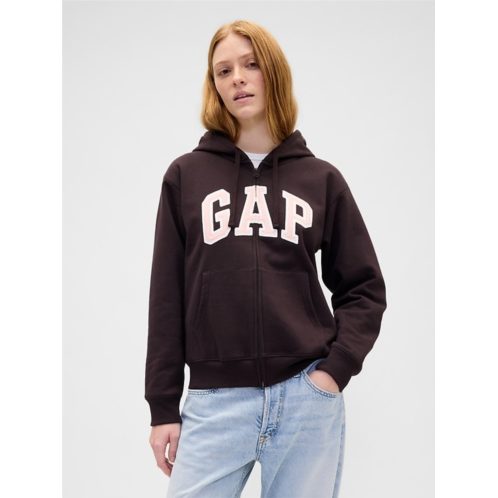 Relaxed Gap Logo Zip Hoodie