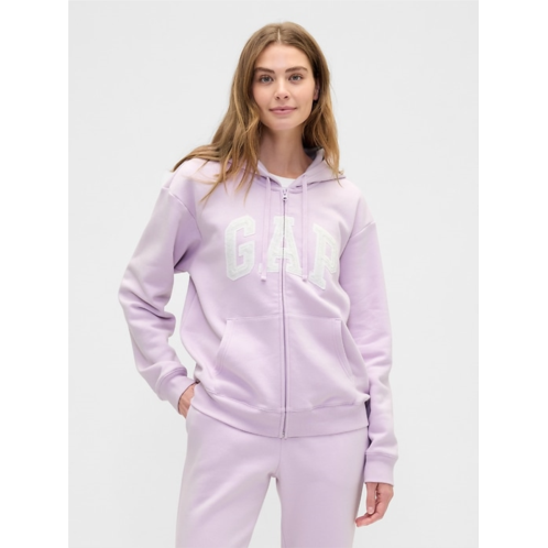 Relaxed Gap Logo Zip Hoodie