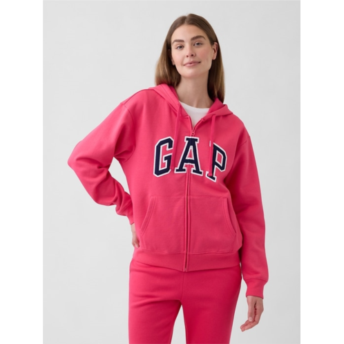 Relaxed Gap Logo Zip Hoodie