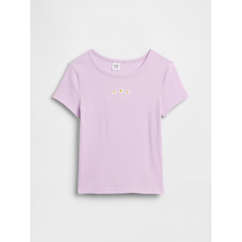 Gap Kids Ribbed Crewneck T-Shirt