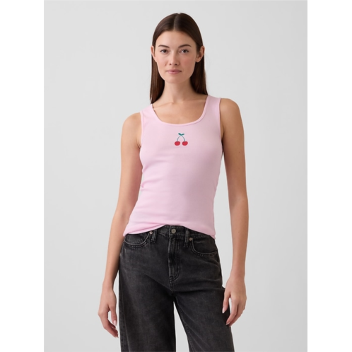 Gap Logo Ribbed Tank Top