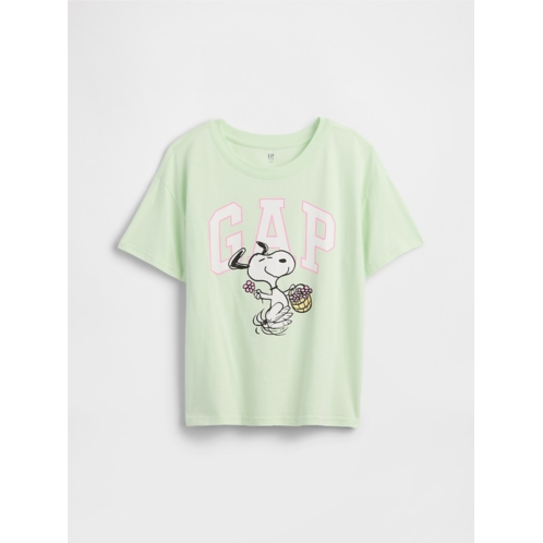 GapKids | Peanuts Oversized Logo T-Shirt