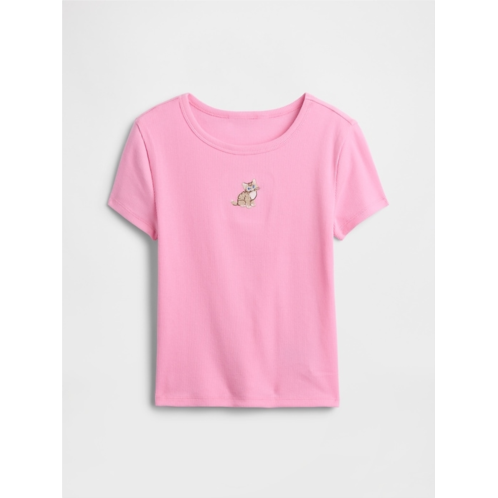 Gap Kids Ribbed Crewneck T-Shirt