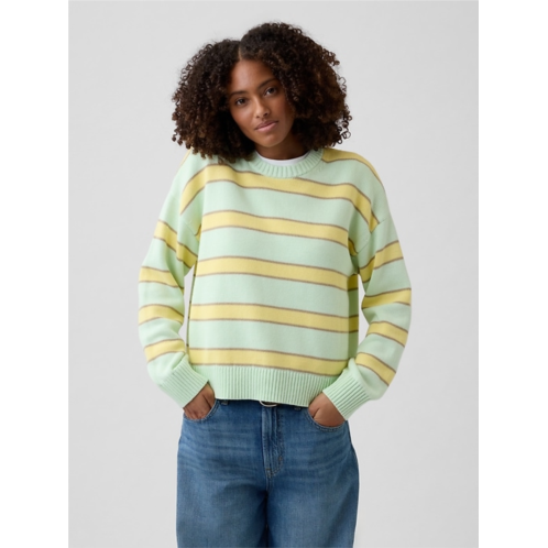 Gap Relaxed Cotton Crewneck Sweater