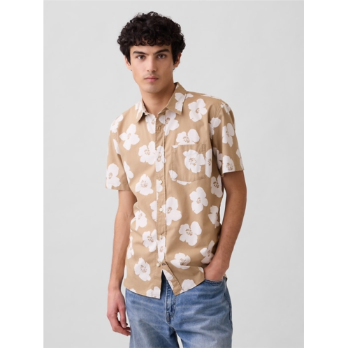 Gap Stretch Poplin Shirt in Standard Fit