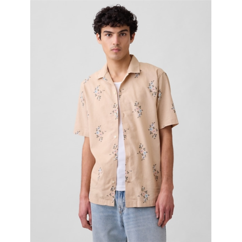 Gap Linen-Blend Vacay Shirt in Standard Fit