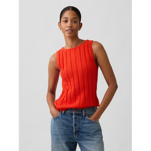 Gap Relaxed Ribbed Boatneck Tank Top