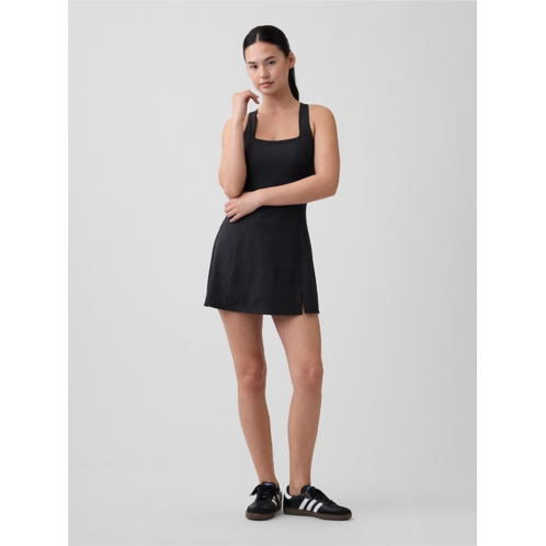 GapFit Studio Recycled Squareneck Mini Dress
