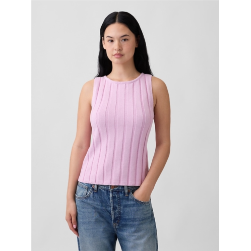 Gap Relaxed Ribbed Boatneck Tank Top