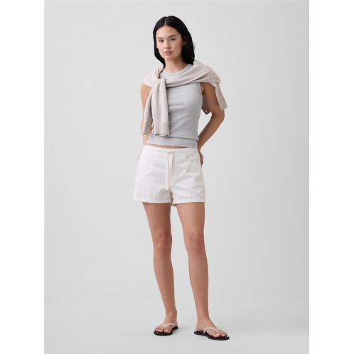 Gap 3 Mid Rise Pull-On Denim Shorts