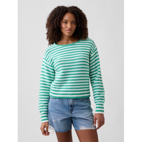 Gap Relaxed Stripe Rollneck Sweater