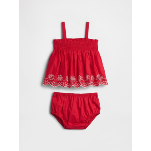 Gap Baby Eyelet Two-Piece Outfit Set