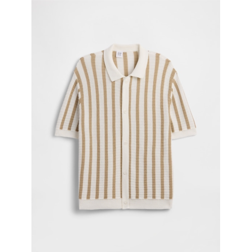 Gap Kids Relaxed Textured Sweater Shirt