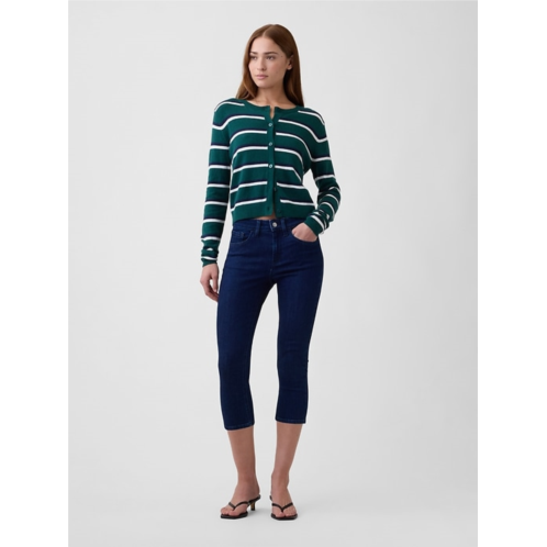 Gap Mid Rise Universal Capri Jeans