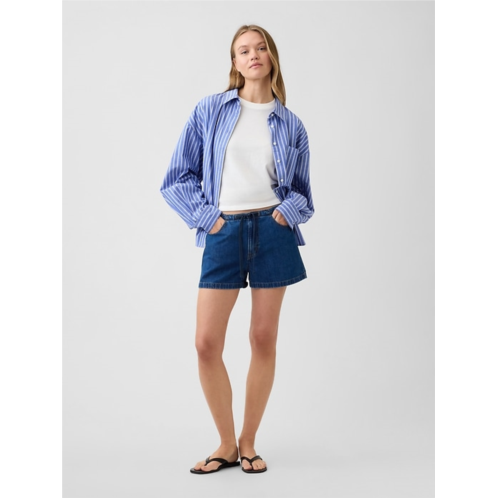 Gap 3 Low Rise Drawstring Denim Shorts