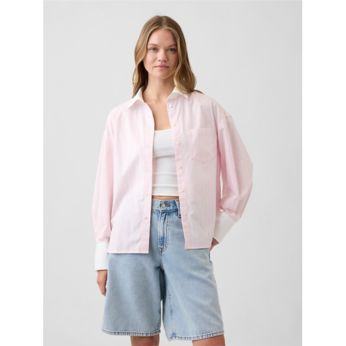 Gap Oversized Shirt in Poplin