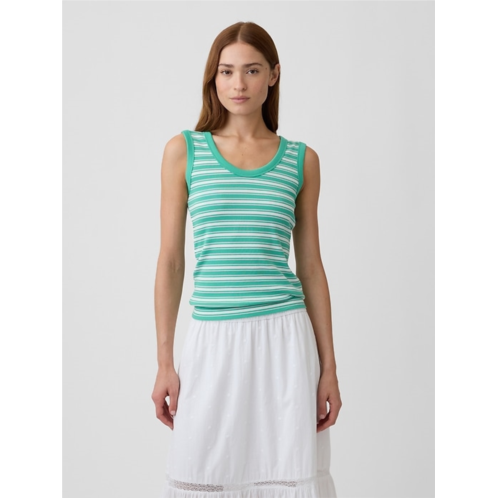 Gap Ribbed Scoopneck Tank Top