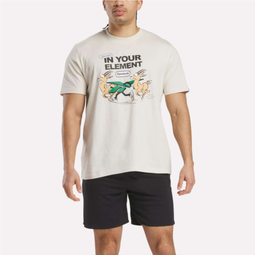 Reebok Mens Club Graphic T-Shirt