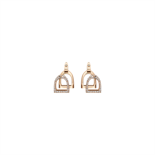Polo Ralph Lauren Pave Diamond Double-Stirrup Earrings