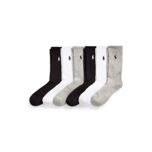 Polo Ralph Lauren Cotton-Blend Crew Sock 6-Pack