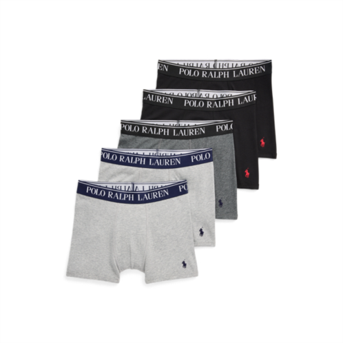 Polo Ralph Lauren Stretch Cotton Jersey Boxer Brief 5-Pack