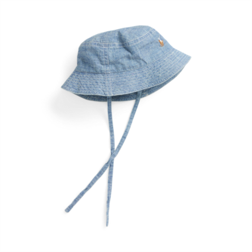 Polo Ralph Lauren Indigo Cotton Chambray Hat
