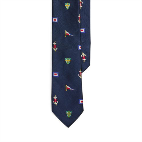 Polo Ralph Lauren Sailing Flag Silk Repp Tie