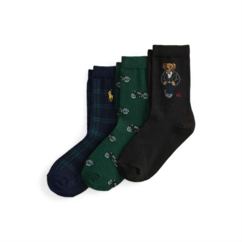 Polo Ralph Lauren Polo Bear Crew Sock 3-Pack