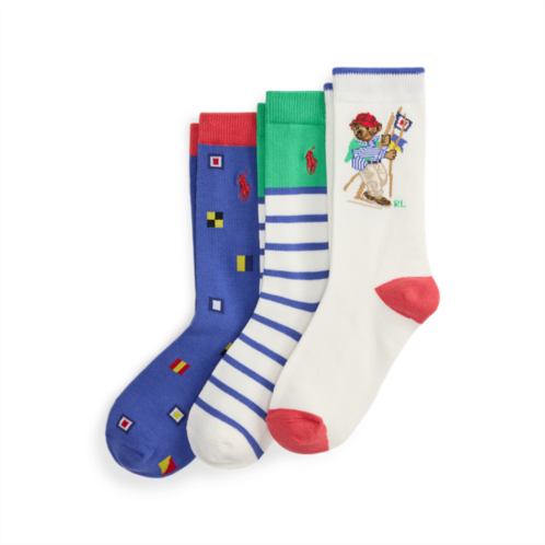 Polo Ralph Lauren Polo Bear Crew Sock 3-Pack