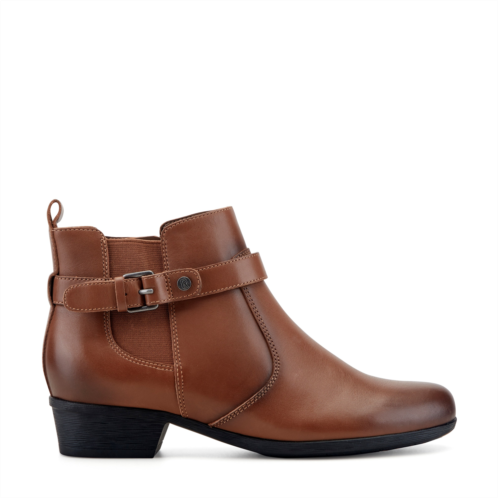 Rockport Womens Chole Almond Toe Casual Booties