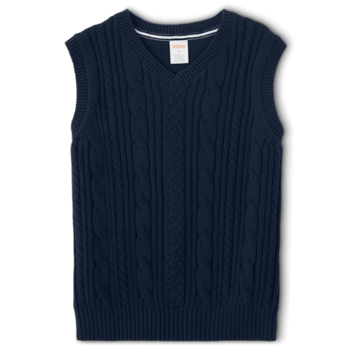 Gymboree Boys Cable Knit Sweater Vest - Uniform - blue Gymboree Boys Cable Knit Sweater Vest - Uniform - blue