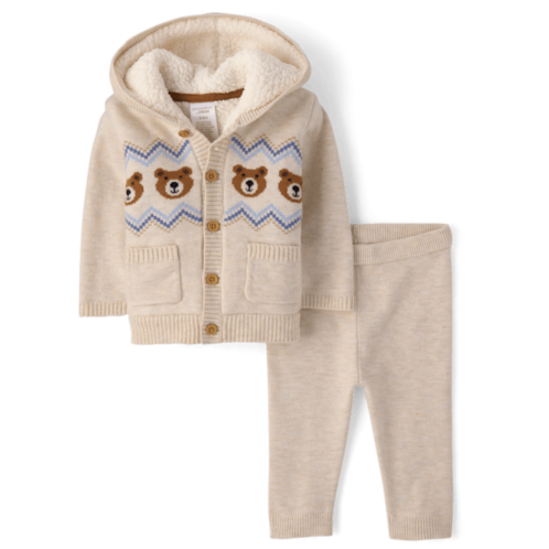 Baby Bear Fairisle Sweater 2-Piece Outfit Set - Homegrown by Gymboree - tan Baby Bear Fairisle Sweater 2-Piece Outfit Set - Homegrown by Gymboree - tan