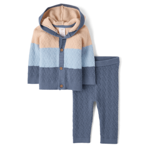 Baby Boys Colorblock Sweater 2-Piece Outfit Set - Homegrown by Gymboree - multi Baby Boys Colorblock Sweater 2-Piece Outfit Set - Homegrown by Gymboree - multi