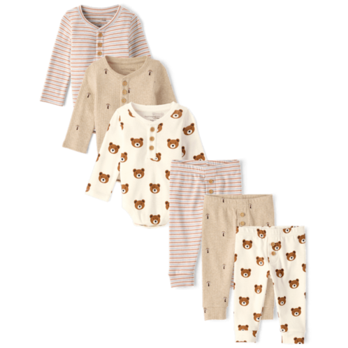 Baby Bear 6-Piece Outfit Set - Homegrown by Gymboree - multi Baby Bear 6-Piece Outfit Set - Homegrown by Gymboree - multi