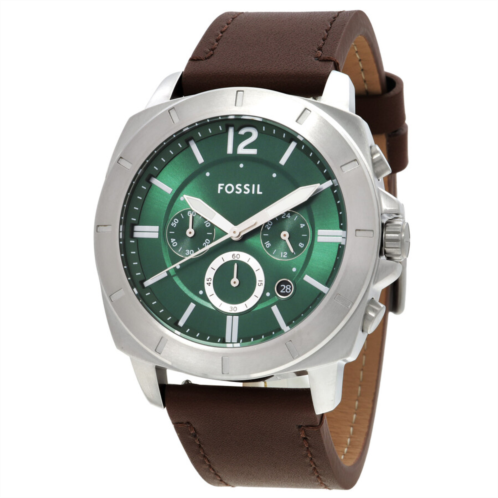 Fossil Privateer Chronograph Quartz Green Dial Mens Watch Fossil Privateer Chronograph Quartz Green Dial Mens Watch