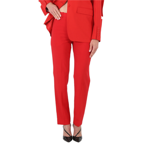 Givenchy Ladies Pop Red Concealed Fastening Tailored Trousers Waist Size 36 Givenchy Ladies Pop Red Concealed Fastening Tailored Trousers Waist Size 36