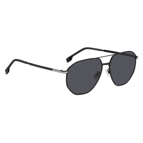 Hugo Boss Dark Grey Pilot Mens Sunglasses Hugo Boss Dark Grey Pilot Mens Sunglasses