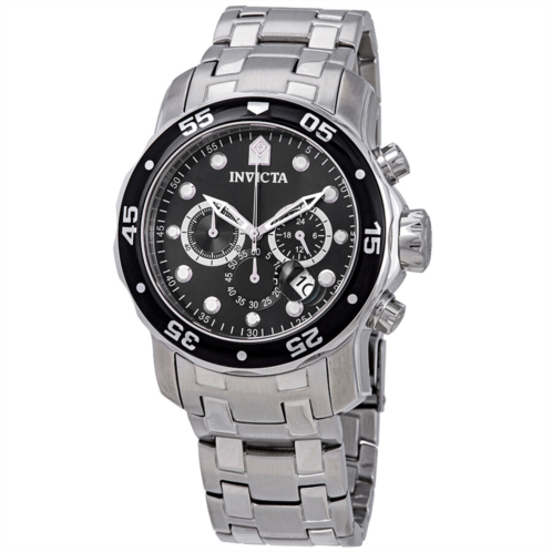 Invicta Pro Diver Chronograph Black Dial Mens Watch Invicta Pro Diver Chronograph Black Dial Mens Watch