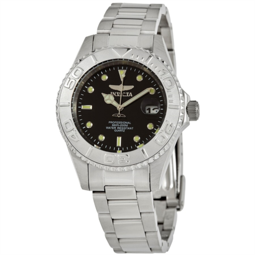 Invicta Pro Diver Quartz Black Dial Mens Watch Invicta Pro Diver Quartz Black Dial Mens Watch